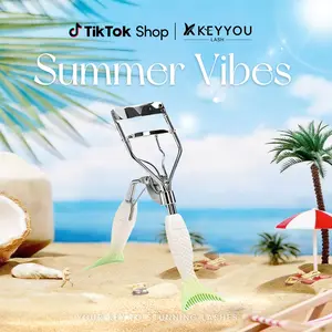 KEYYOU Eyelash Curler with Comb False Eyelashes Accessory Best Professional Tool for Lashes Curls Comfort Grip Wide Curvature for All Eye Shapes Springtok  #DealsForYouDays