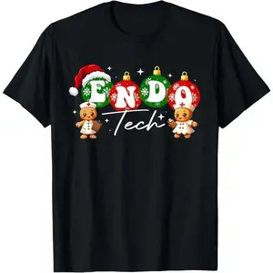Groovy Endoscopy Tech Christmas Endo Tech T-Shirt