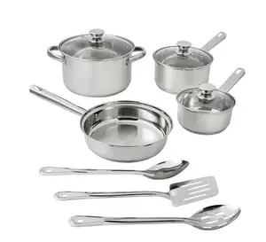 Stainless Steel 10-Piece Cookware Set