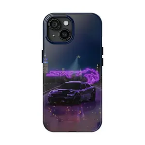 Dodge Challenger SRT Hellcat Two-In-One Drop-Resistant Mobile Phone Case Protection, Shockproof For IPhone 17-12, Pro Max, Pro Plus, and Samsung S25 24 23 Safety Case