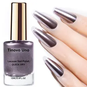 Metallic Finish Nail Polish, Quick-dry Formula with Chrome Shine Finish for Salon-quality Manicures, Long-lasting and Convenient Nail Art Polish, Nail Supplies