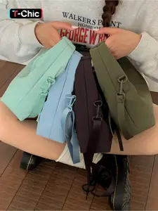 Korean style minimalist handbag, women's shoulder bag, Trendy commuting bag, solid color dopamine shade, versatile commuter crossbody bag, magnetic closure, multiple colors available, suitable for commuting, shopping, leisure outings and everyday use