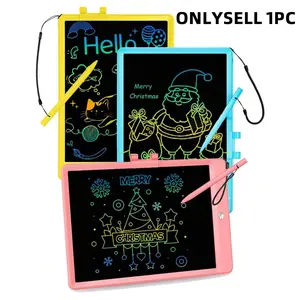 10 Inch LCD Writing Board Erasable Reusable Electronic Drawing Pad, Digital Writing Tablet, Writing Practice Tablet, Blue Learning Toy Gift for Boys Girls, Unisex, with Battery Included