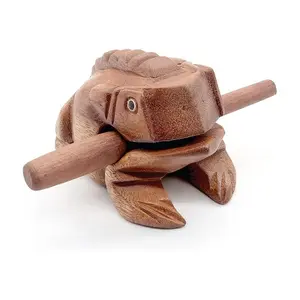 Wooden Frog Design Percussion Instrument, Musical Instrument for Adults, Funny Weird Instrument for Adults, Music Gifts Ideas