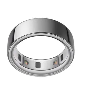 Oura Ring 4 Sleek Titanium Wedding Band with Up to 8-Day Battery Life Compatible with iOS & Android First Month Free Anniversary Ring Bezel Engagement Ring