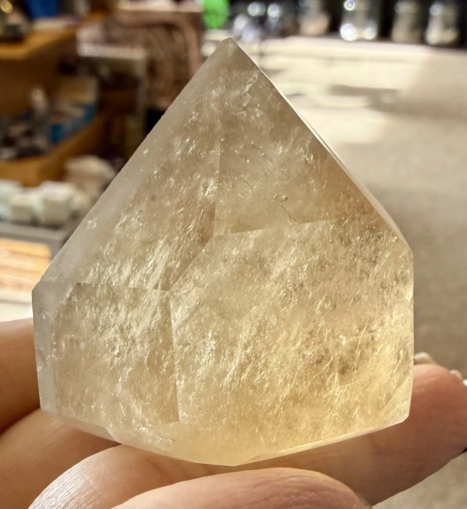 Natural Citrine Point