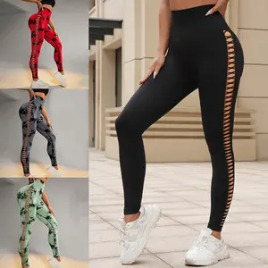 Tie Dye Leggings for Women High Waist Yoga Pants, Scrunch Butt Lifting Elastic Tights