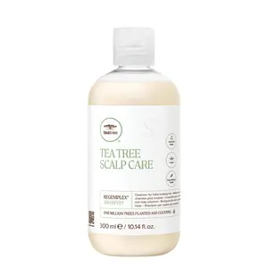 Paul Mitchell Tea Tree Scalp Care Regeniplex Shampoo 300ml - Color Safe Formula with Kakadu Plum & Pea Peptides for Fuller Hair Ginseng Turmeric Haircare Conditioner Blend Cleanser Cleansing