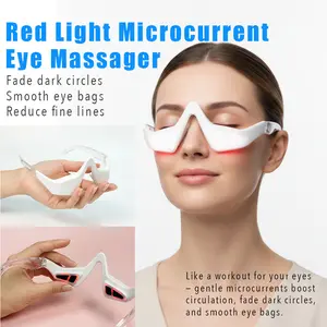 Under Eye Red Light Therapy Device, Red Light Therapy Glasses, 650 NM Red Light Eye Mask for Eye Bags, Dark Circles, Puffiness periorbital