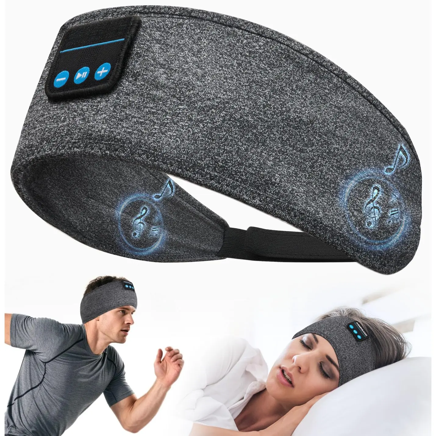 Sleep Headphones Bluet00th Headband  - Sleeping Headphones Adjustable FIT for Side Sleepers - Sleep Mask with Bluet00th - Noise Cancelling