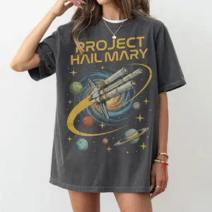 Comfort Colors® Project Hail Mary Shirt, Rocky Amaze Space Tee, Sci-Fi Bookish Merch, Andy Weir Fan Gift, Science Fiction Top