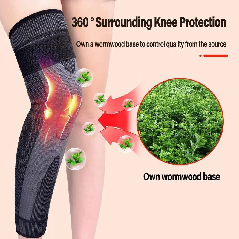 Heat Knee Protector - Long-Sleeve Anti-Slip Warm Gear for Autumn & Winter, Unisex, Suitable for Adults with Cold Legs, No, Body Protection Protective Gear