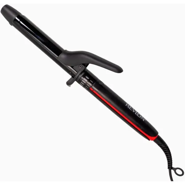 REVLON SmoothStay 1" Coconut Oil Infused Curling Iron | Ceramic Curling Iron with Tourmaline Ionic Technology, Tight Bouncy Curls, Enhanced Shine, Reduced Frizz, Dual Voltage