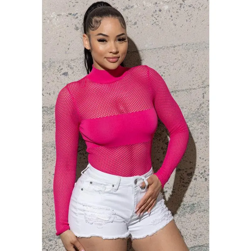 Mock Neck Bodysuit