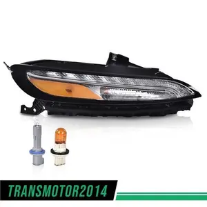 Fit For 14-18 Jeep Cherokee DRL Running Lights w/ Signal Lamps RH Passenger Side