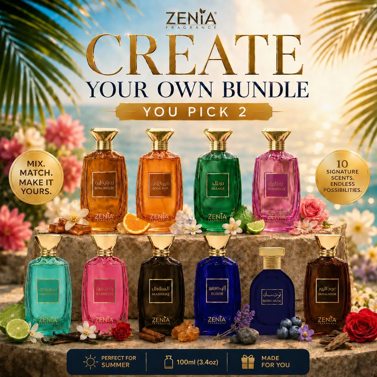 Build Your Own Bundle - Choose Two - 3.4oz EDP Spray by Zenia