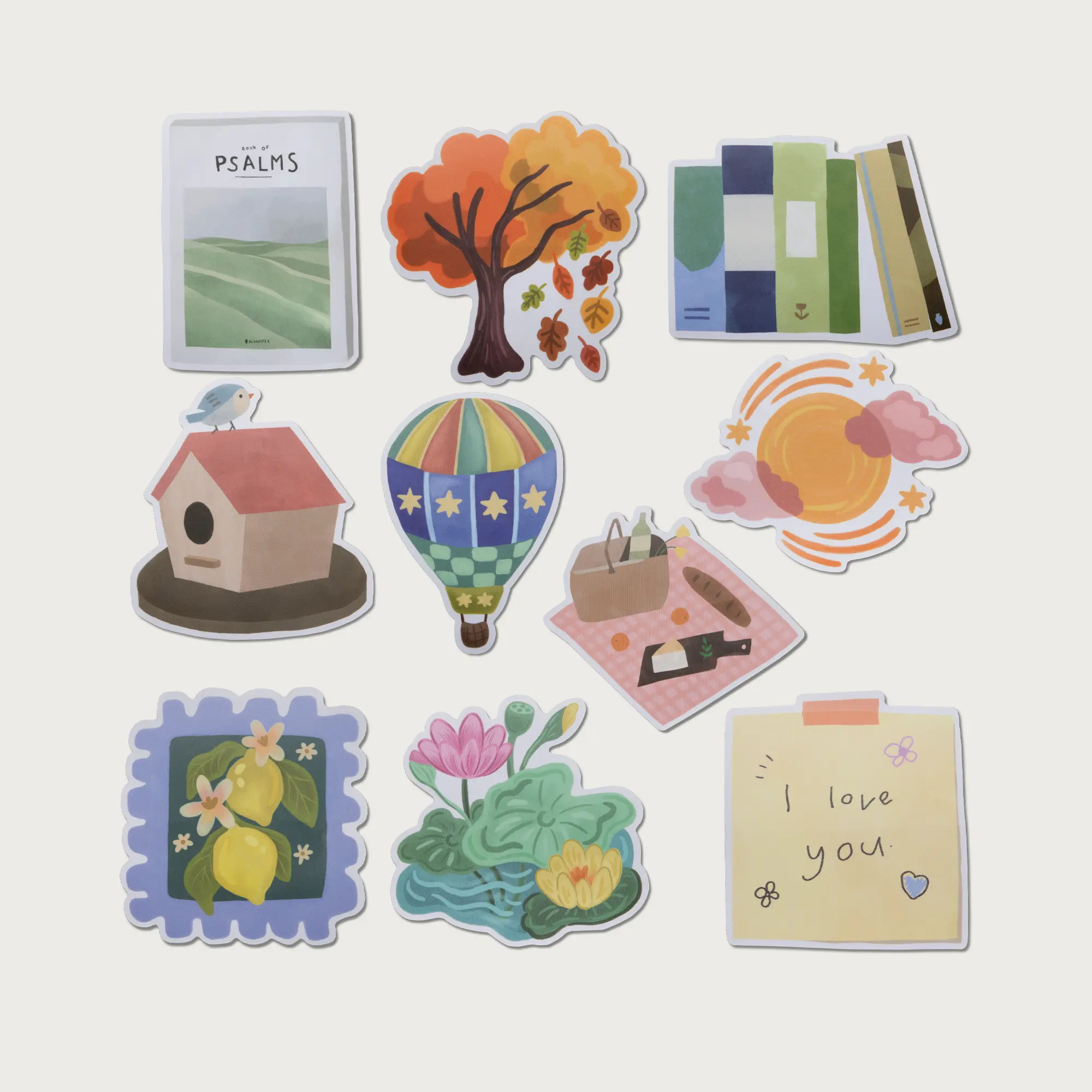 Alabaster A Beautiful Year with Jesus Sticker Pack
