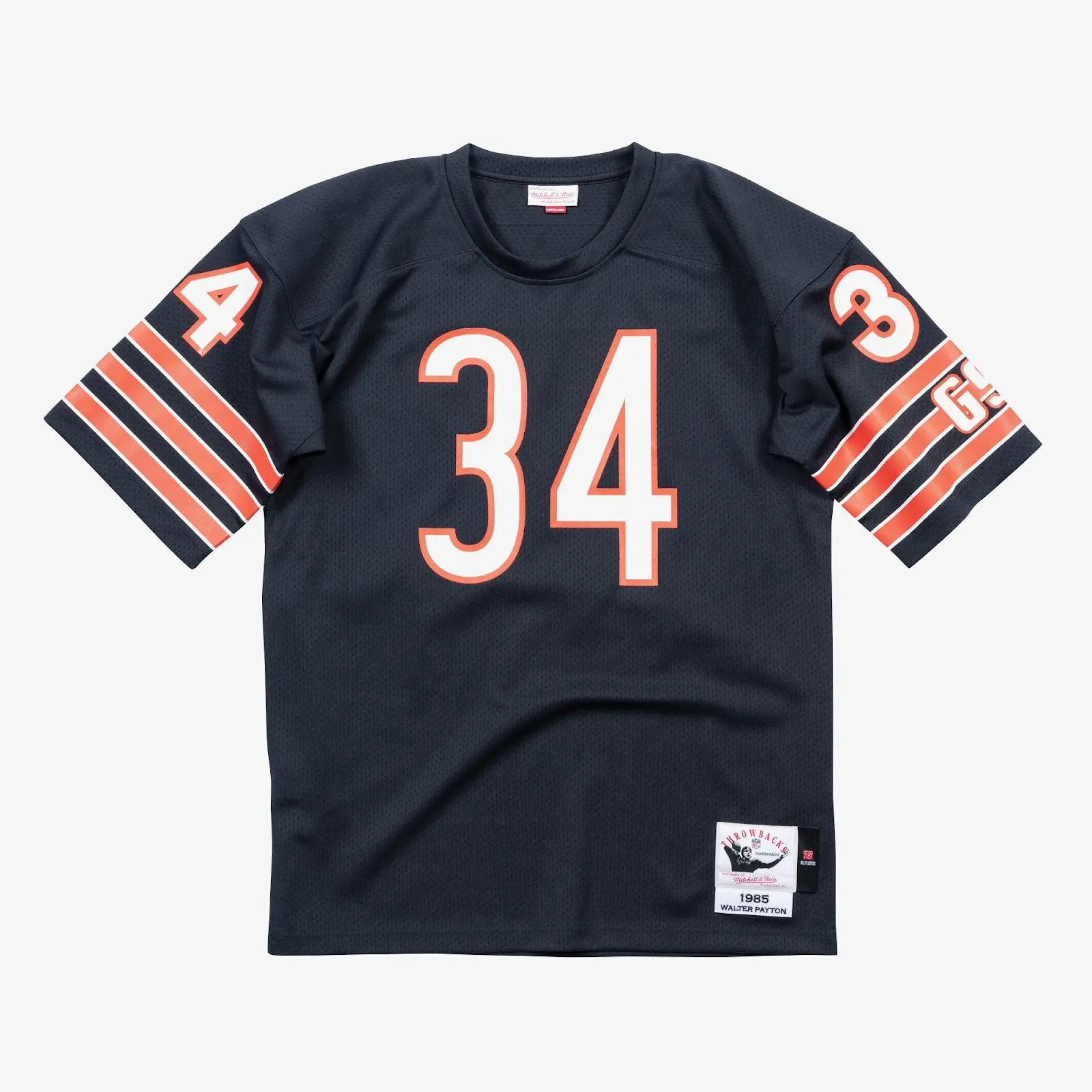 Walter Payton Chicago Bears 1985-86 Navy Authentic Jersey NFL Throwback Mitchell & Ness Walter Payton Chicago Bears 1985-86 Navy Authentic Jersey NFL Throwback Mitchell & Ness