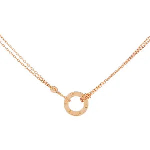 Pre-owned Cartier LOVE Necklace, Reference B7224509, Set with 2 Diamonds/JLP018792
