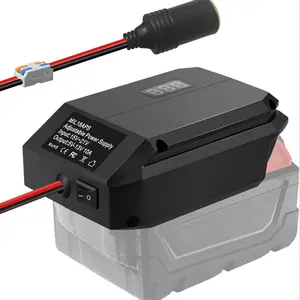 18V to 12V Step Down Converter, Battery Adapter, Cigarette Lighter Adapter, Power Wheel Adapter for All Car Appliances Car Refrigerator