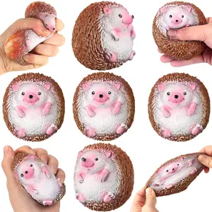 Hedgehog Stress Balls for Adults, Stress Relief Fidget Funny Stress Reliever Squeezable Mini Hedgehog Foam Balls, Stress Relief Gadgets, Perfect Appreciation Gifts