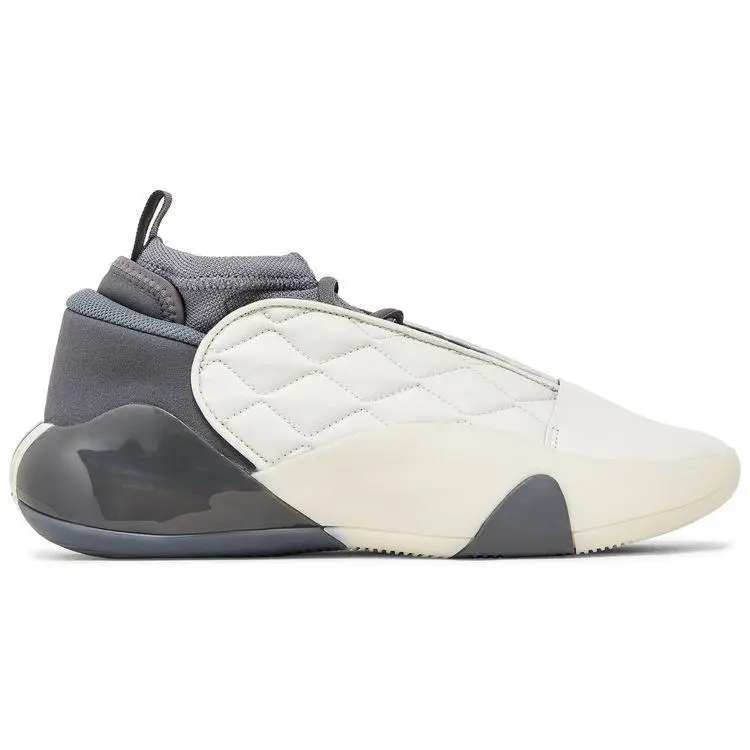 Adidas Harden Vol.7 'Chalk White' Lace-Up Basketball Shoes - Lightweight Boost Cushioning, Locked-In Fit, Summer Edition for Peak Performance (US M 10), No Boost Sole