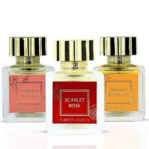 Orange Blossom, Timeless Sakura & Scarlet Rose Eau de Parfum Sprays 65ml by Flower Scents | The Essence of Blossom, Bloom & Allure (Bundle)
