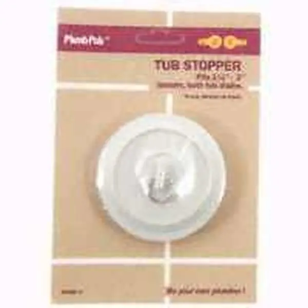 Plumb Pak PP22004 Rubber Fit-All Sink & Tub Stopper, White