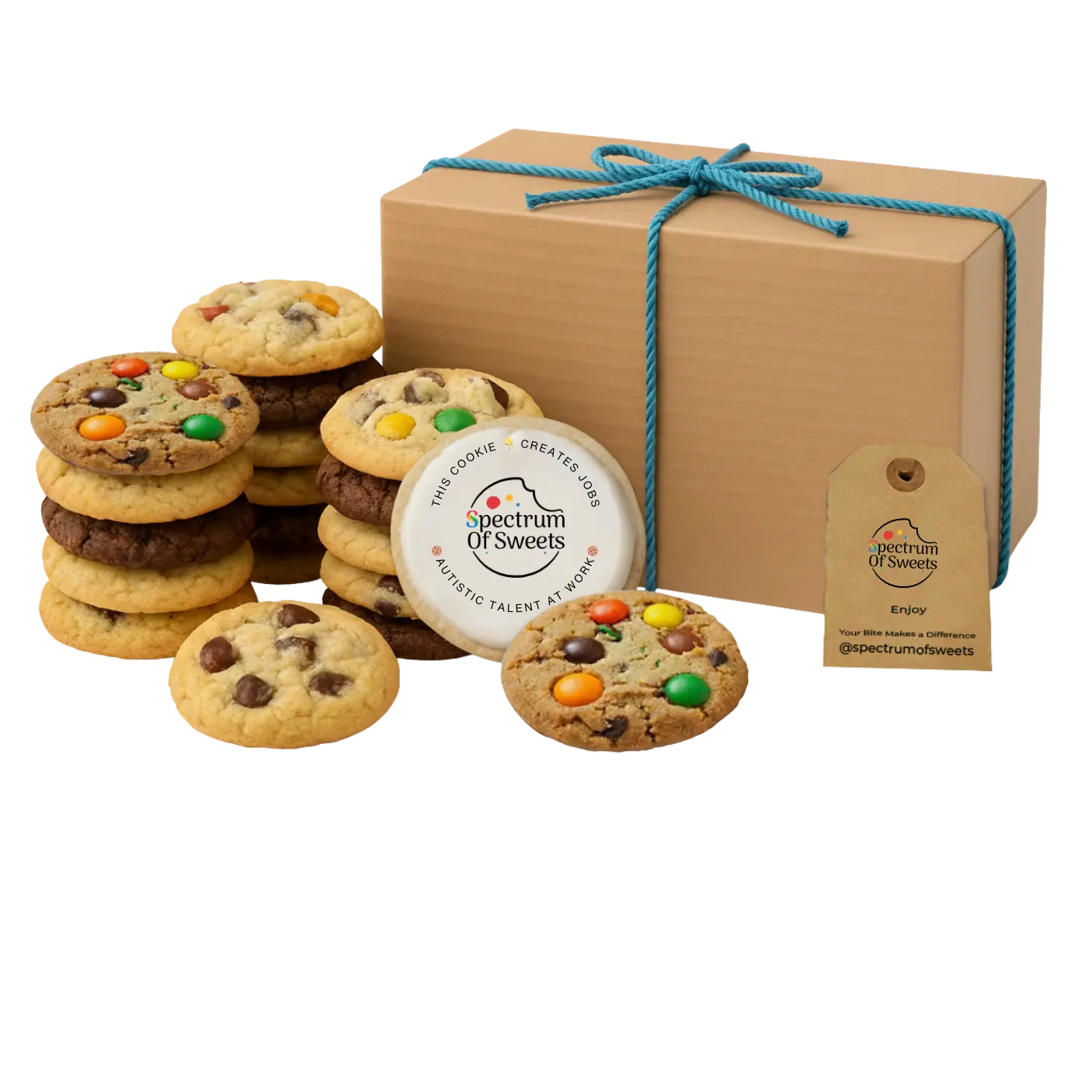Sweet Sentiments Stack 18+1 Handcrafted Cookies with Purposeful Message for Milestones Celebrations and Corporate Gifting
