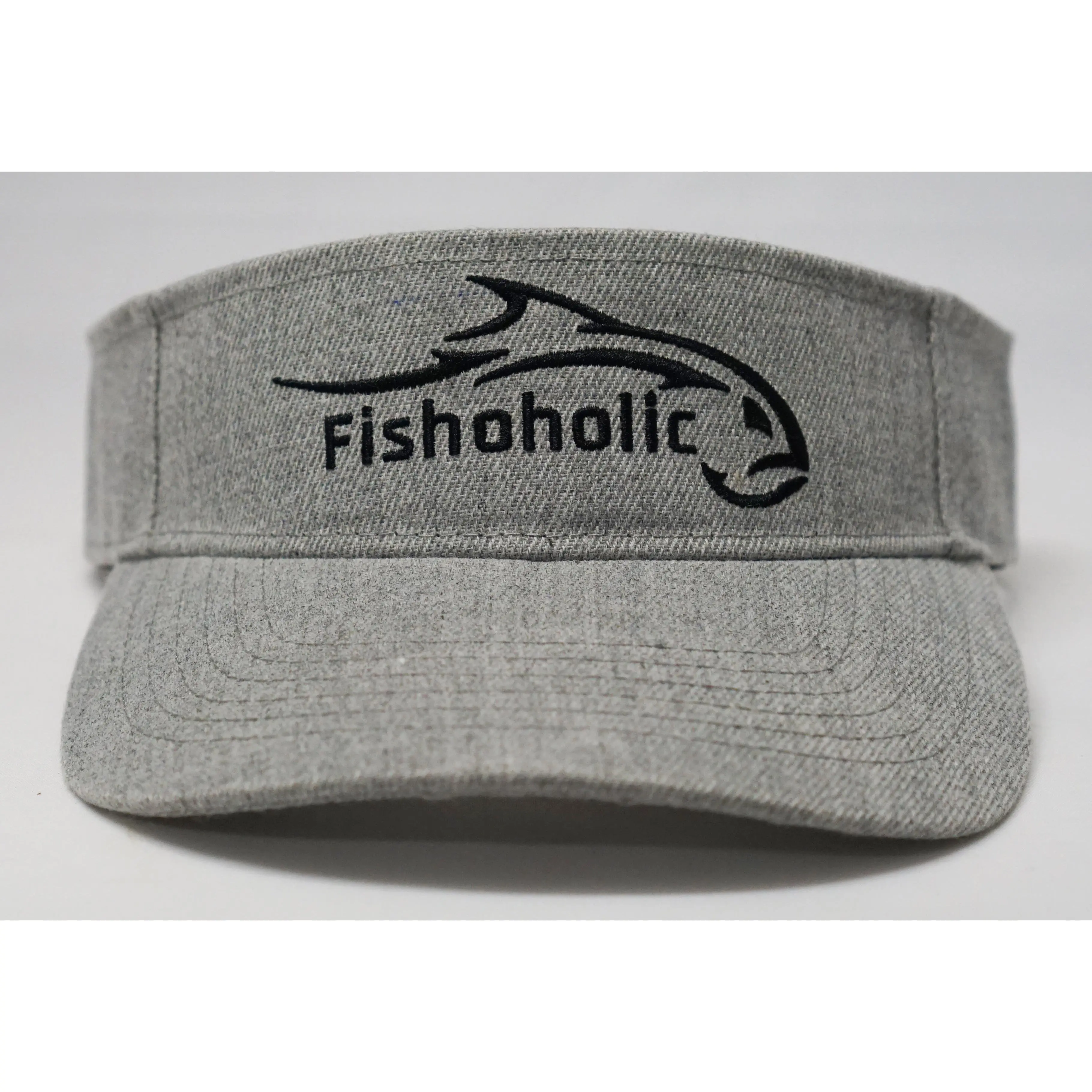 Fishoholic Visor ~ Adjustable Velcro Back Fishing Visor (1 size fits most)