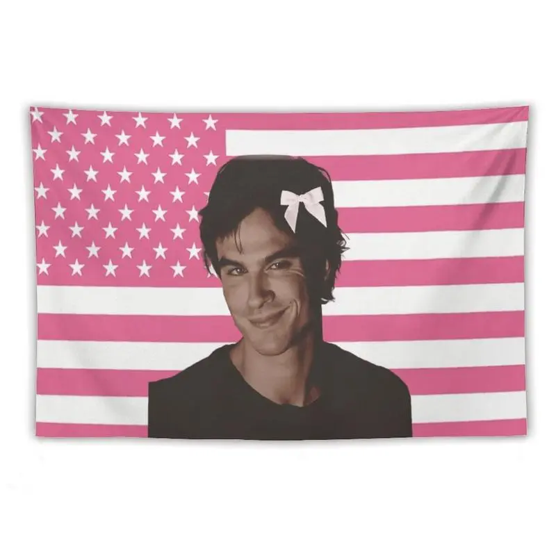 Damon Tapestry Salvatore Poster  Decorative Wall Art for Dormitory, Living Room, Bedroom, Indoor and Outdoor Decoration,family,uv,last,suitable