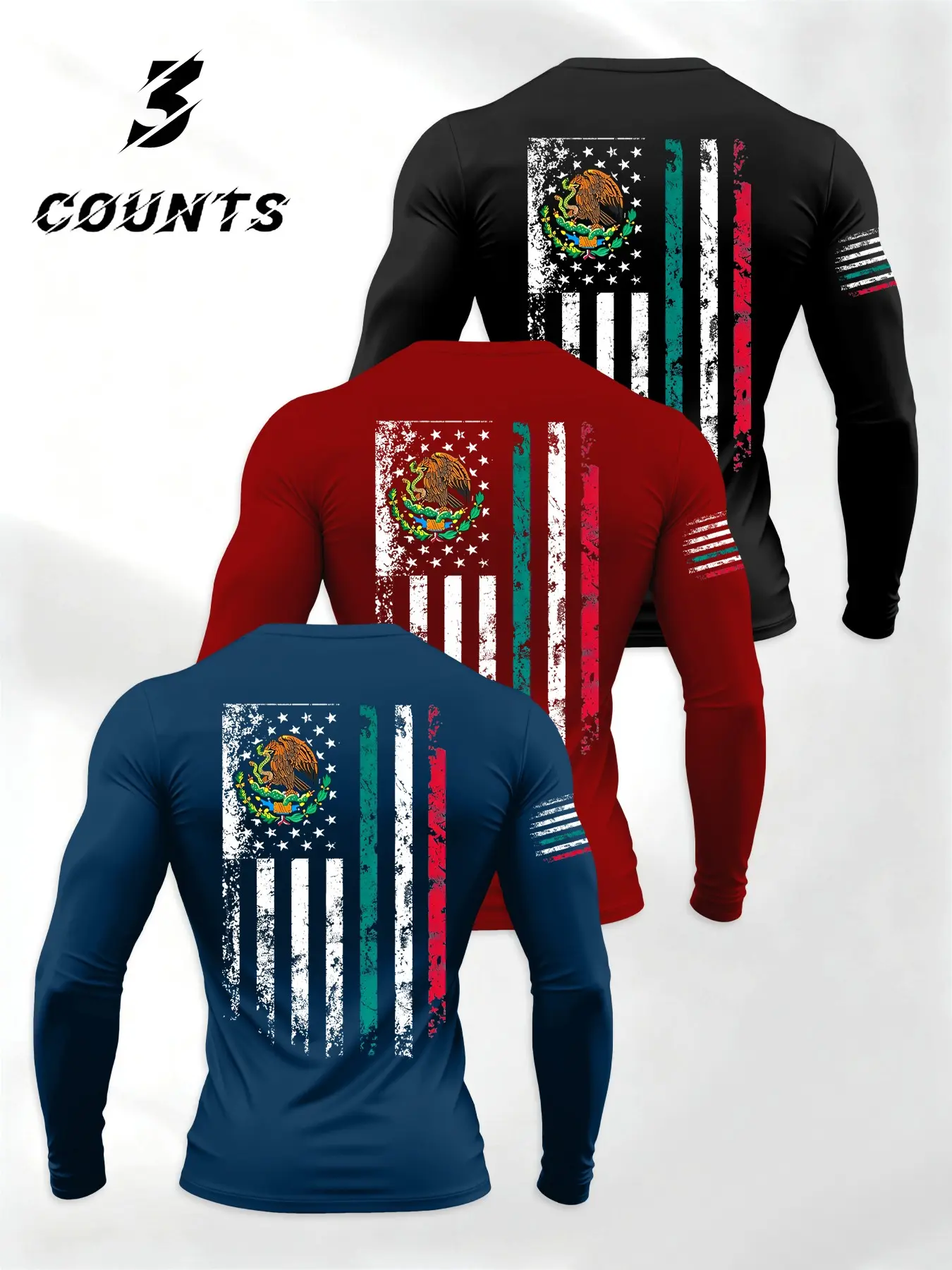 Men's Long Sleeve Workout Set, Fitness Outfits, Elastic Gym Clothes, Sporty Fitted Design, Athletic Style Activewear, All-Season Wear, Trendy Streetwear Essentials, Stretchable Activewear, Fitness Training Clothes, Athletic Clothing