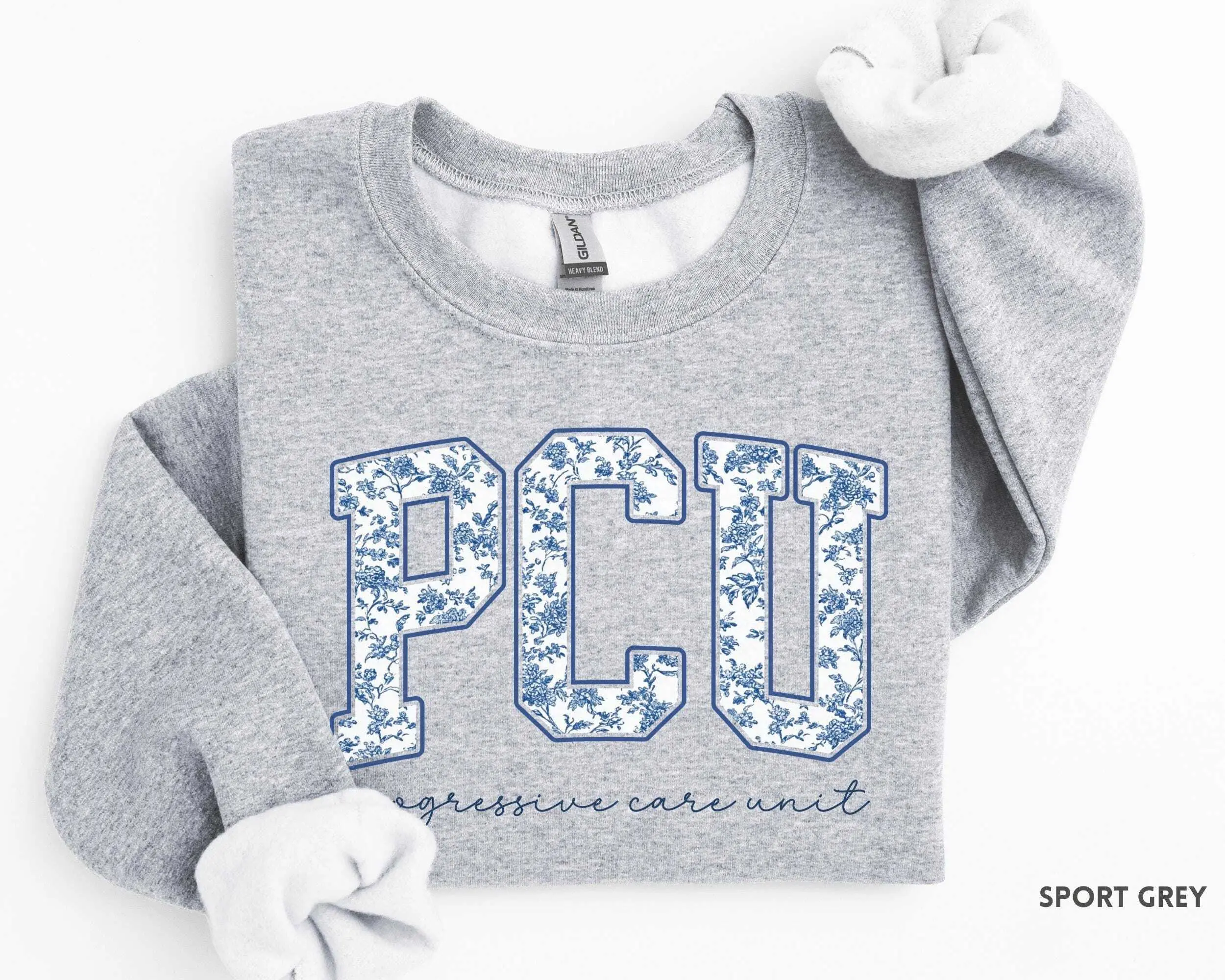 Progressive Care Unit T-Shirt OR Sweatshirt , PCU Nurse  New Grad nurse Cotton Fabric Fit Bottom