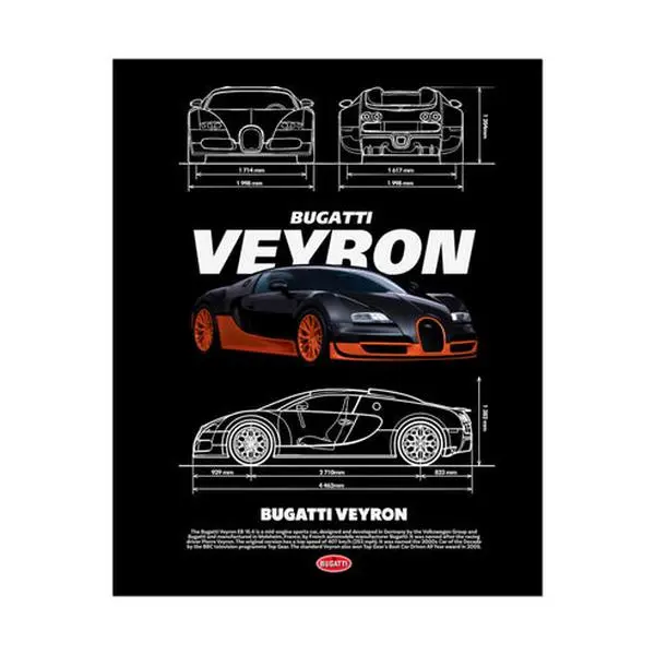 Bugatti Veyron Rolled Poster