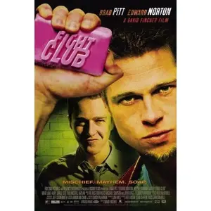 Theparker Fight Club 1999 Movie Wall Art Unframed Poster For Home And Office Decor