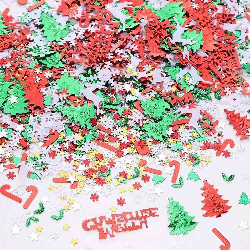 Christmas Glitter Confetti for DIY and More