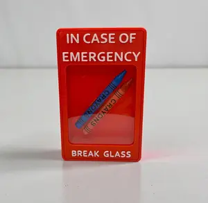 Crayola Military Planning Emergency Break Glass Kit with Red and Blue Crayons in Red Box Colorful Marker Set Office School Supplies