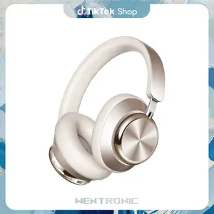 Wentronic Y03 Bluetooth Headphones Wireless Active Noise Cancelling Over Ear Headphones 48 Hours Playtime High Sound Quality 6 EQ Music Mode Headphones with Soft Ear Cushion - Starlight