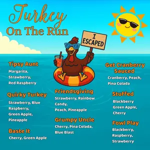 TURKEY ON THE RUN BUNDLE Loaded Tea or Loaded Water Sugar Free Gluten Free