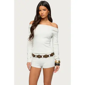 Arianna Off Shoulder Sweater