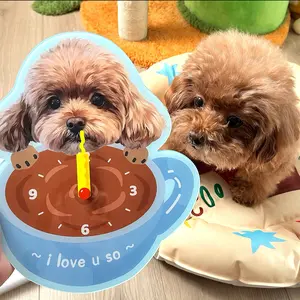 Personalized Pet Wall Clock | Custom Animal Clock Gift for Dog & Cat Lovers | Unique Home Decor for Birthday or Holiday