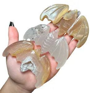 Halloween Gemstone Carving - Large, Medium, Small Crystal Halloween Carving - Spooky Crystal Carving #1