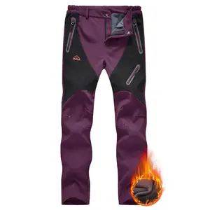 Women's Snow Pants Waterproof Insulated Fleece Thermal Ski Hiking Snowboard Pants Breathable Material Jogger High Waisted Joggers