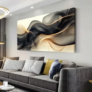 Wooden Framed Canvas Painting Wall Art Modern abstract canvas wall art, 1.2-inch frame decorative painting, suitable for home decoration in living room, bedroom and office, high-quality canvas printing Wrapped in canvas