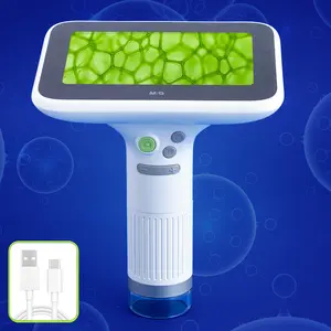 M&G Portable Digital Microscope, 1-Count Mini Handheld Learning Tool with IPS Screen, 8 Adjustable LED Lights, Dual Focus, Lithium Battery, Coin Microscope Magnifier for Everyday Use (Kids & Adults)
