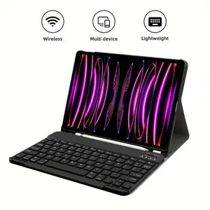 Portable wireless keyboard and mouse, compatible with iPad, smartphones, and computer devices. This wireless keyboard and mouse set features a rechargeable keyboard for quiet operation, a portable design, and includes a USB-connected mouse pad.