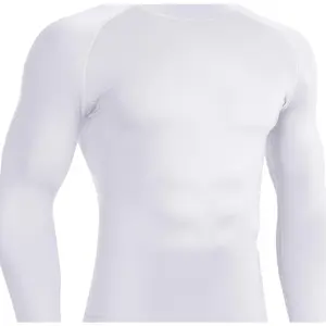 Men's Compression Shirts Long Sleeve Mock Turtleneck Undershirts Quick Dry Athletic Workout Running Base Layer