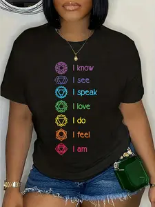 100% Cotton Unisex Chakra Alignment, Yoga, Meditation Spiritual T-Shirt