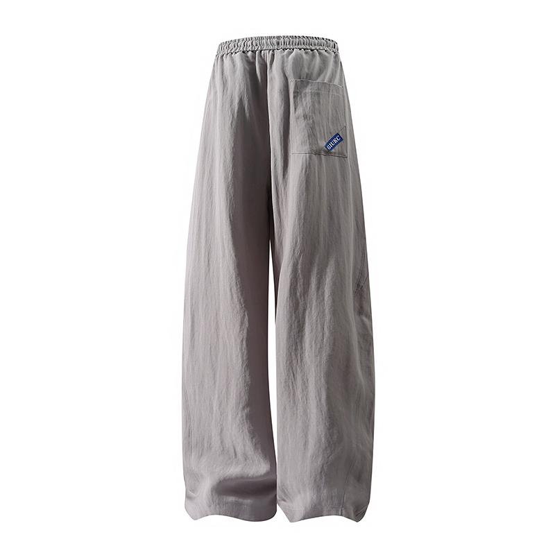 Men’s summer lightweight American casual cargo pants made from Lyocell fabric—breathable, comfortable, straight cut, loose fit