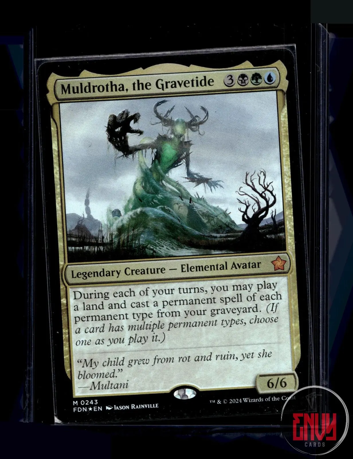 Muldrotha, the Gravetide NM 243 Mythic Foundations Magic: The Gathering Foil